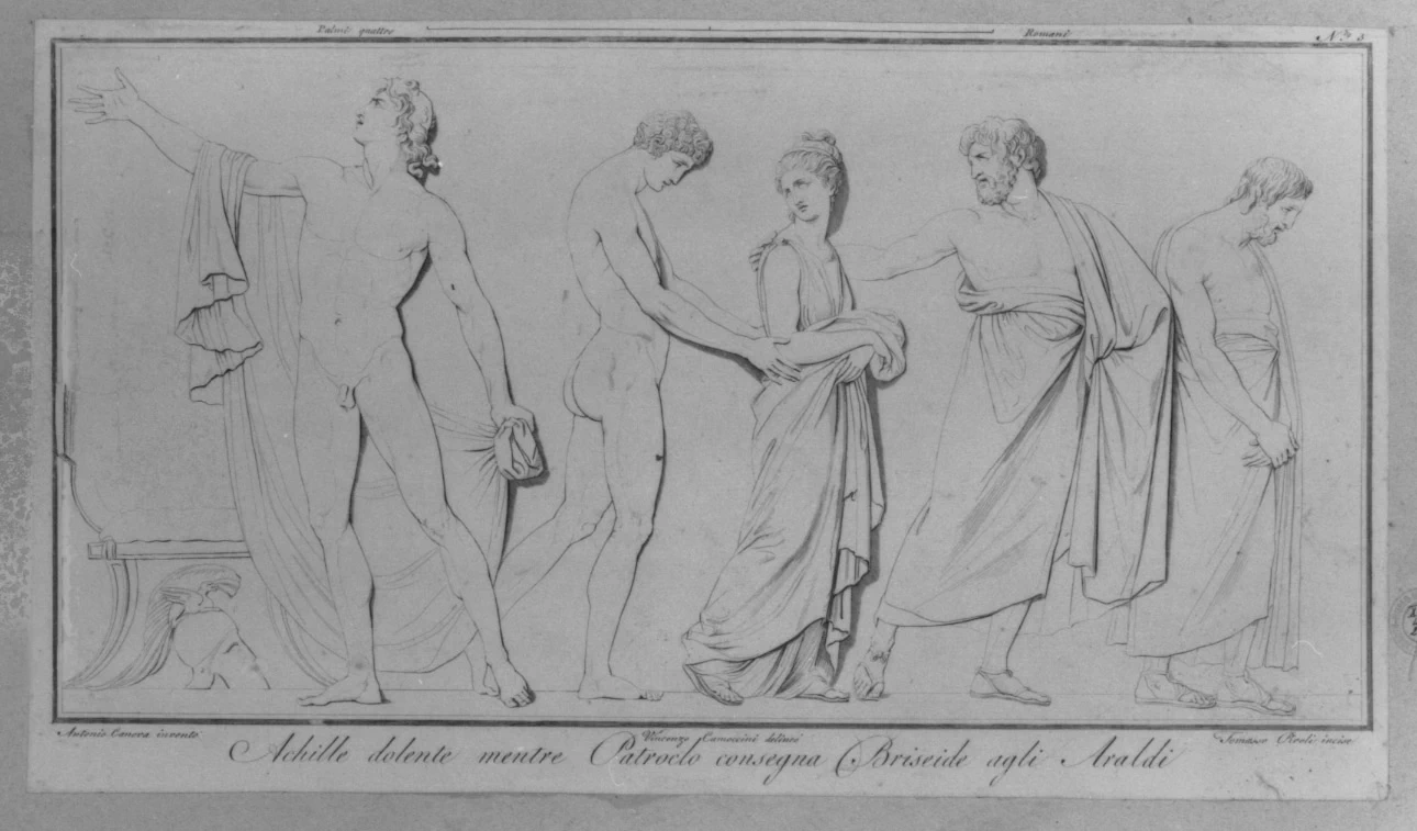Briseide condotta nella tenda di Agamennone - Collezione Remondini, Bassano del Grappa, Vicenza